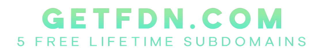 GetFDN - Free Subdomain Service Logo